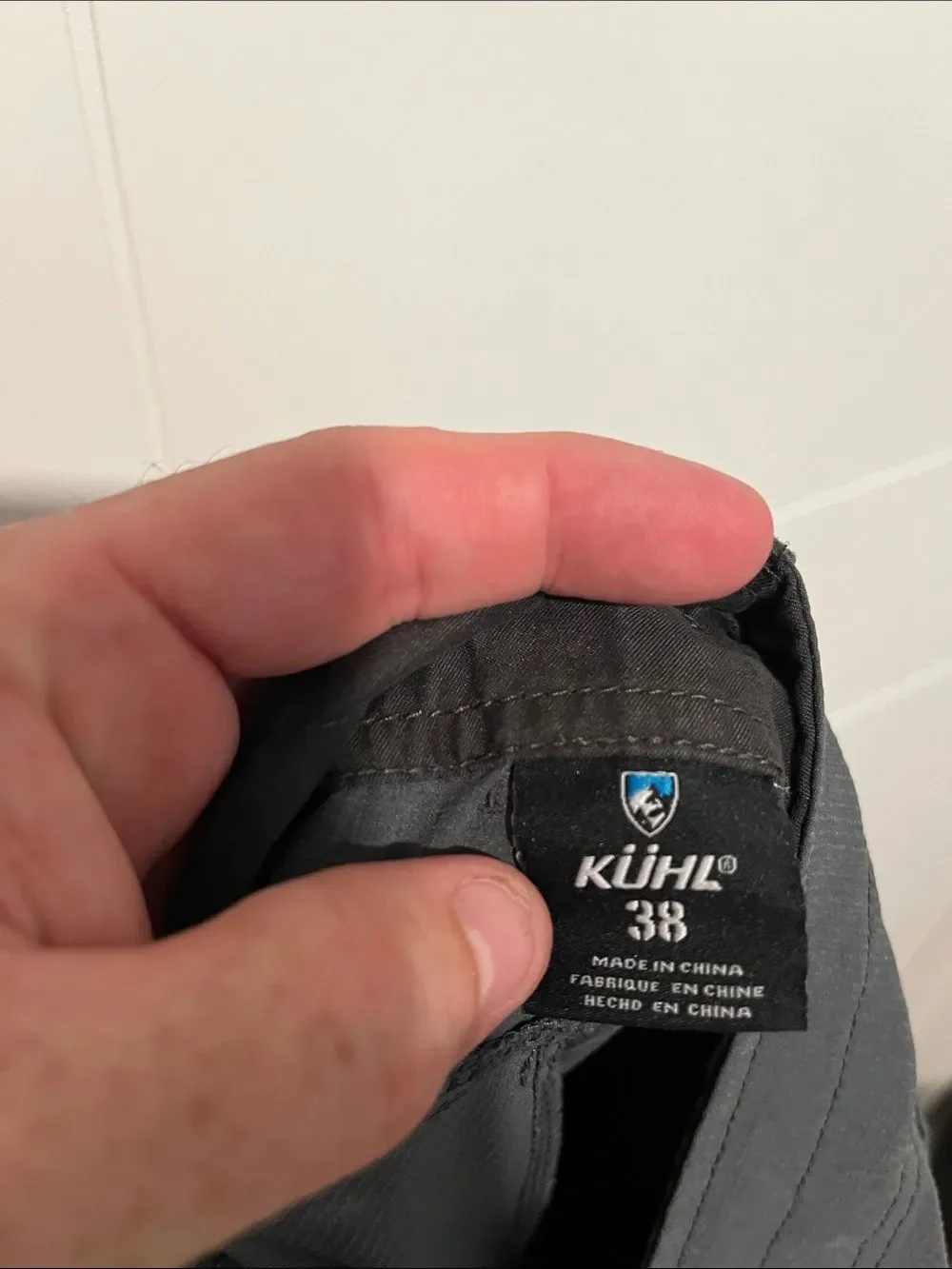 Kuhl gray pockets